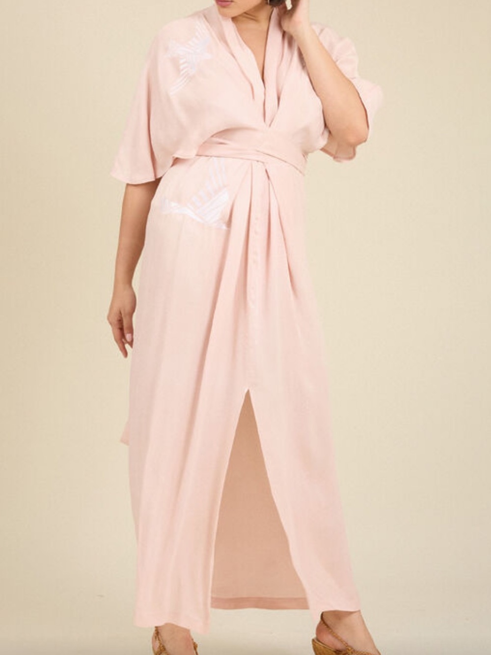 NWF Tallulah & Hope for Monsoon Regular Length Tie Dress in Pink Size M